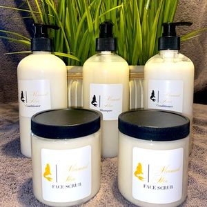 Hair and skin care products handmade